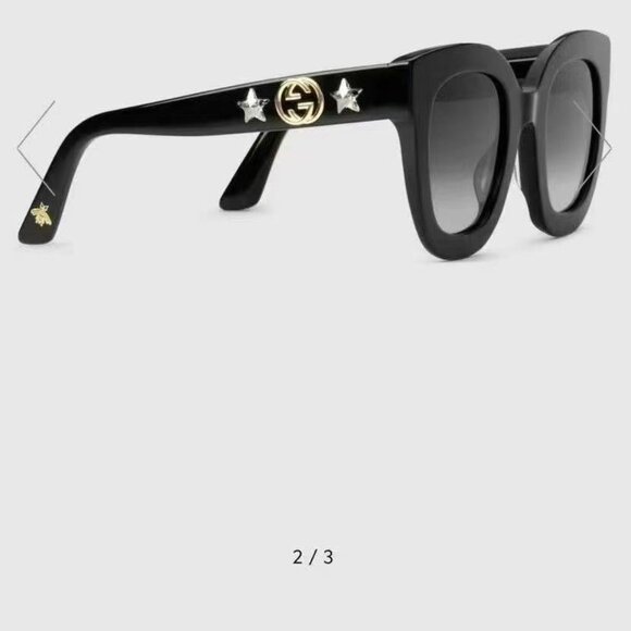 NIB Authentic Gucci Cat Eye Women's Sunglasses - Picture 5 of 5